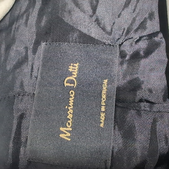 Massimo Dutti Acrylic Blend  Red Tweed Coat Small - Picture 3 of 11